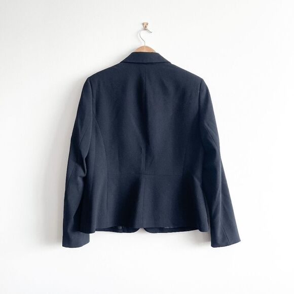 Nine West Womens Blazer Suit Jacket Long Sleeve Black Size 10 - Picture 2 of 8